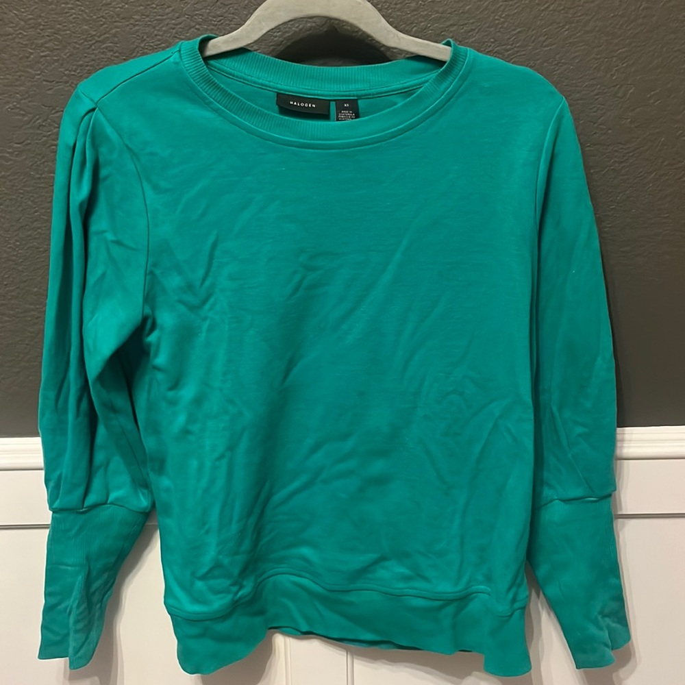 Halogen Green Pullover sweater Sz XS